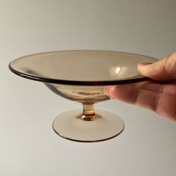 Fostoria Elegant Compote Vintage Pink Depression Glass Fairfax Candy Dish - Picture 6 of 7